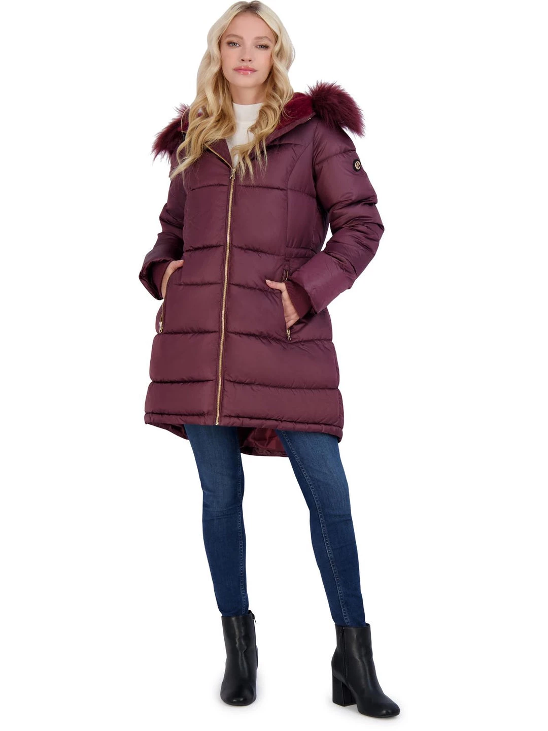 Cheap 👍 Jessica Simpson 👩 Womens Faux Fur Warm Puffer 🧥 Coat 🔥 10 Cheap 👍 Jessica Simpson 👩 Womens Faux Fur Warm Puffer 🧥 Coat 🔥 - Image 8