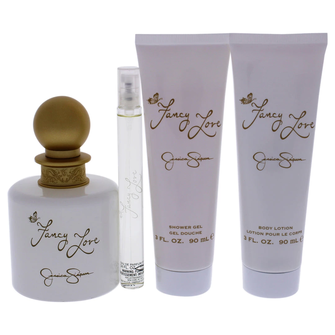 Best Sale ๐ Fancy Love by Jessica Simpson for ๐ฉ Women - 4 Pc Gift Set 3.4oz EDP Spray, 0.34oz EDP Mini Spray, 3oz Body Lotion, 3oz Bath and Shower Gel โ 4 Best Sale ๐ Fancy Love by Jessica Simpson for ๐ฉ Women - 4 Pc Gift Set 3.4oz EDP Spray, 0.34oz EDP Mini Spray, 3oz Body Lotion, 3oz Bath and Shower Gel โ - Image 2