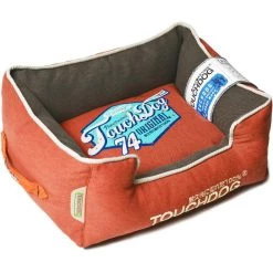 Budget ๐ Touchdog 'Sporty Vintage' Original Reversible Rectangular Designer ๐ Dog Bed ๐