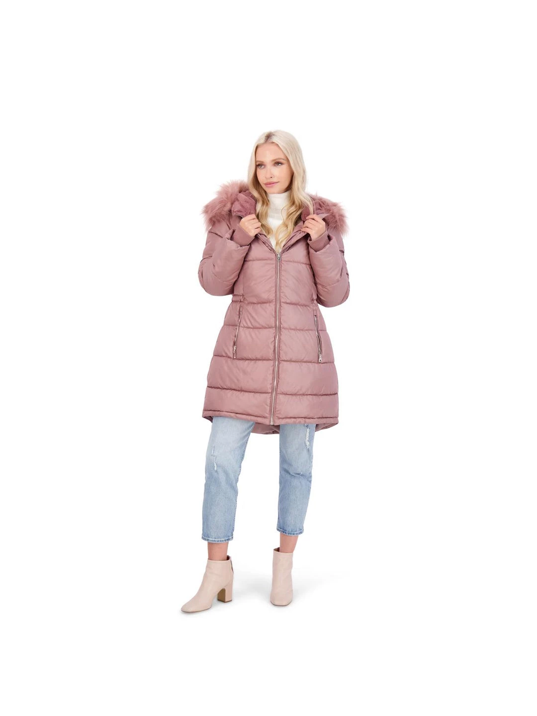 Cheap 👍 Jessica Simpson 👩 Womens Faux Fur Warm Puffer 🧥 Coat 🔥 3 Cheap 👍 Jessica Simpson 👩 Womens Faux Fur Warm Puffer 🧥 Coat 🔥