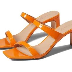 Budget 🎁 Chinese Laundry 👩 women Yanti Heel in Patent Orange 😀