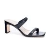 Best deal 🤩 Chinese Laundry 👩 women Yanti Slide 🩴 Sandal in Black ❤️