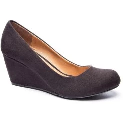 Top 10 👏 Chinese Laundry Nima 👩 Womens Solid Round Toe Wedge 👠 Heels ⌛