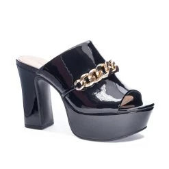 New 💯 Chinese Laundry 👩 women Ditzy 🩴 Sandal In Black 🤩