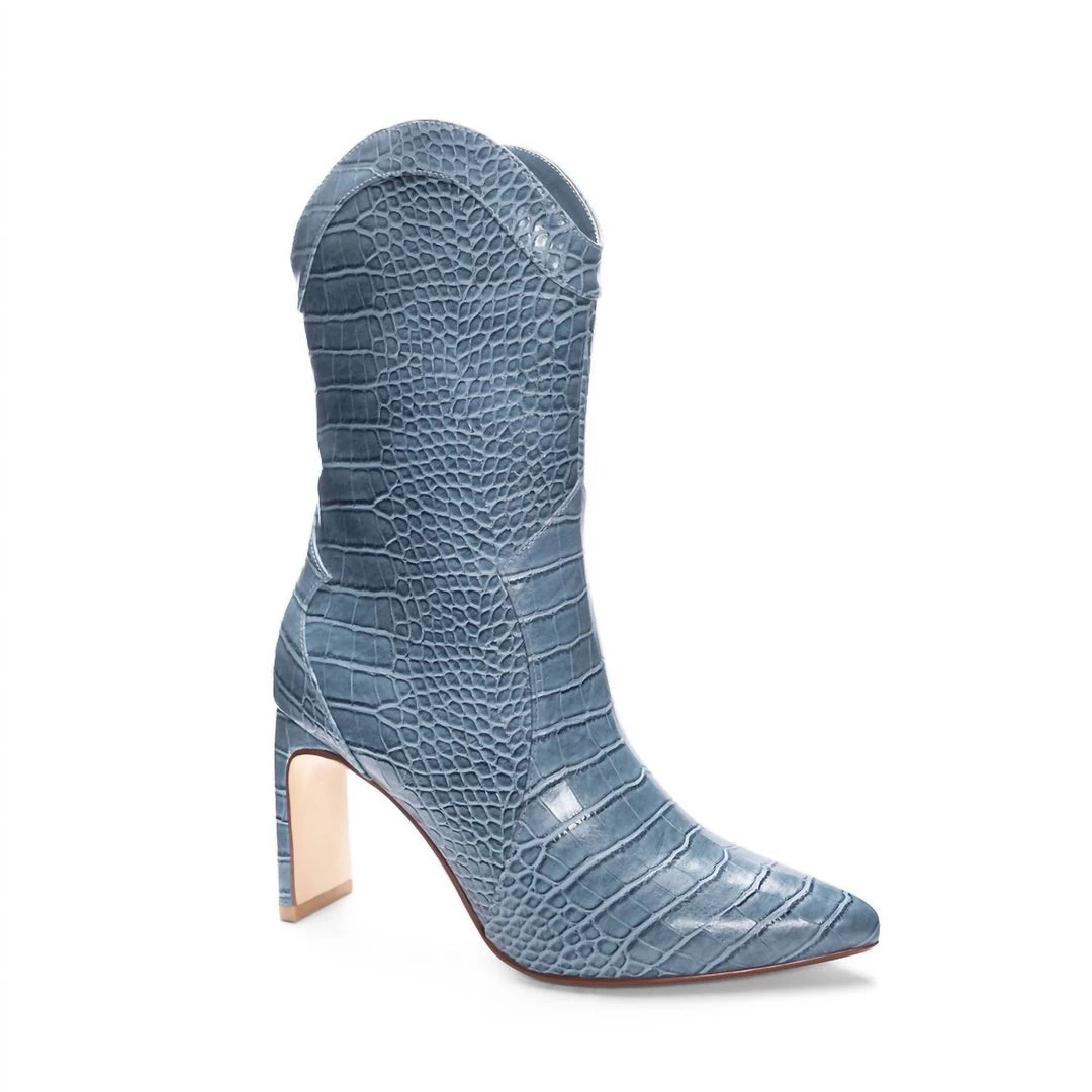 Best Sale ๐ Chinese Laundry ๐ฉ women Forester Western Boot in Blue ๐ 3 Best Sale ๐ Chinese Laundry ๐ฉ women Forester Western Boot in Blue ๐