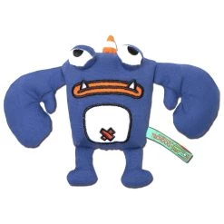 Outlet ⌛ Touchdog Cartoon Crabby Tooth Monster Plush 🐕 Dog Toy 🤩