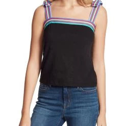 Top 10 ⌛ Jessica Simpson Juniors Sloane 👩 Womens Striped Square Neck Tank Top 🧨 -Cheap Botkier Store 3762ef2a09334b16976e5518c25545b2 1080x