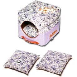 Discount 🛒 Touchdog 'Floral-Galoral' 2-in-1 Collapsible Squared 🐶 Dog and Cat Bed 🔥 -Cheap Botkier Store 40f19dbdddf5436fae614beb860b6f1c 1080x