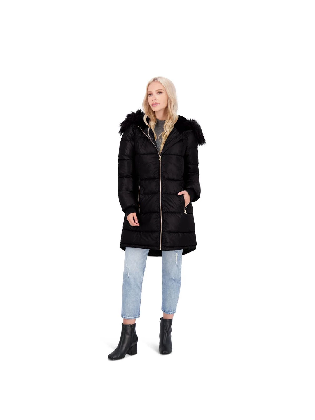 Cheap 👍 Jessica Simpson 👩 Womens Faux Fur Warm Puffer 🧥 Coat 🔥 9 Cheap 👍 Jessica Simpson 👩 Womens Faux Fur Warm Puffer 🧥 Coat 🔥 - Image 7