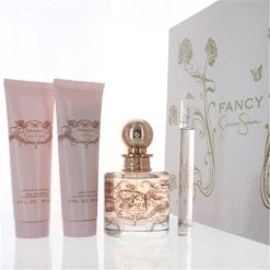 Best deal 👏 Jessica Simpson GSWFANCY4PC3.4BLSG 3.4 oz Fancy Eau De Toilette Spray Gift Set - 4 Piece 🛒
