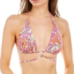 Discount 💯 women Jessica Simpson Flower Child Triangle Top 🔔