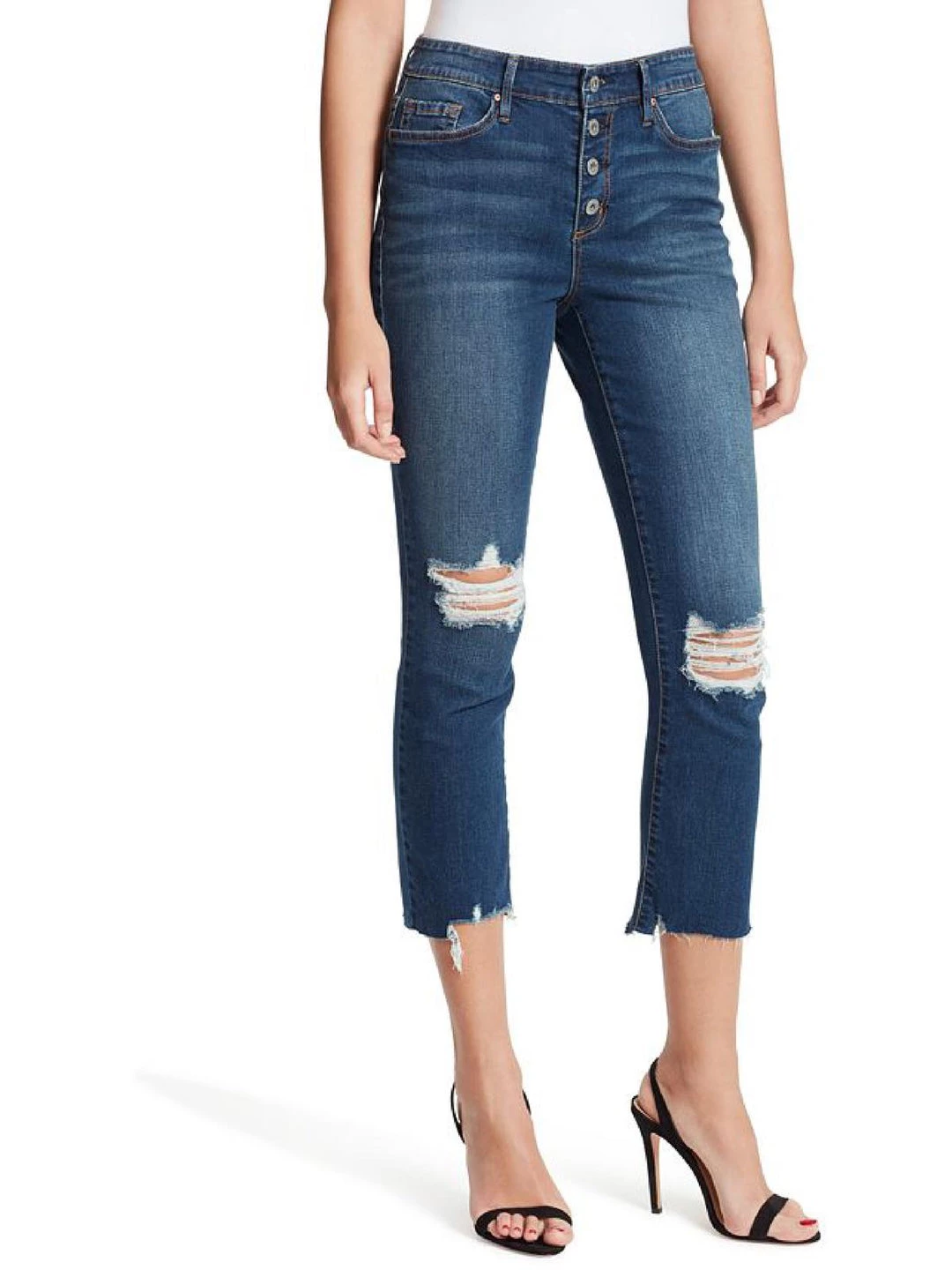 Best Sale โญ Jessica Simpson Arrow ๐ฉ Womens Denim Destroyed Straight Leg ๐ Jeans ๐ 3 Best Sale โญ Jessica Simpson Arrow ๐ฉ Womens Denim Destroyed Straight Leg ๐ Jeans ๐