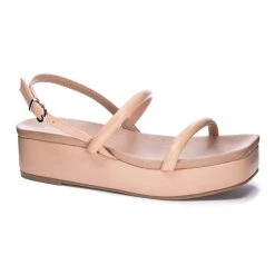 New 😀 Chinese Laundry 👩 women Skippy 🩴 Sandal in Nude 🤩