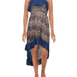 Budget 🧨 Jessica Simpson 👩 Womens Ruffled Strapless 👗 Dress Swim Cover-Up 🔔