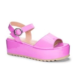 Cheapest 🔥 Chinese Laundry 👩 Women'S Jump Out Platform 🩴 Sandal in Pink 🛒