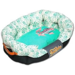 Outlet ⭐ Touchdog 'Floral-Galoral' Ultra-Plush Rectangular Rounded Designer 🦮 Dog Bed ⌛