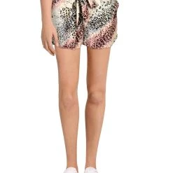 New ✔️ Jessica Simpson Shira 👩 Womens Cheetah Print Pull On Casual Shorts 🔥