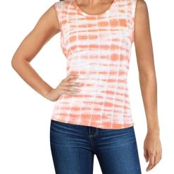 Brand new ๐ Jessica Simpson Knox ๐ฉ Womens Tie Dye Cotton Tank Top โ๏ธ
