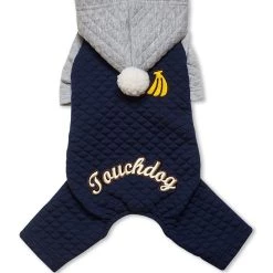 Promo 😍 Touchdog Designer Quilted Full-Body Hooded 🐕 Dog Sweater 🔔