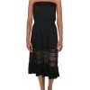 Promo 🧨 Jessica Simpson 👩 Womens Crochet Trim Strapless 👗 Dress Swim Cover-Up 🎁