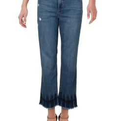 New 😍 Jessica Simpson Arrow 👩 Womens Denim Distressed Straight Leg 👖 Jeans 🔔