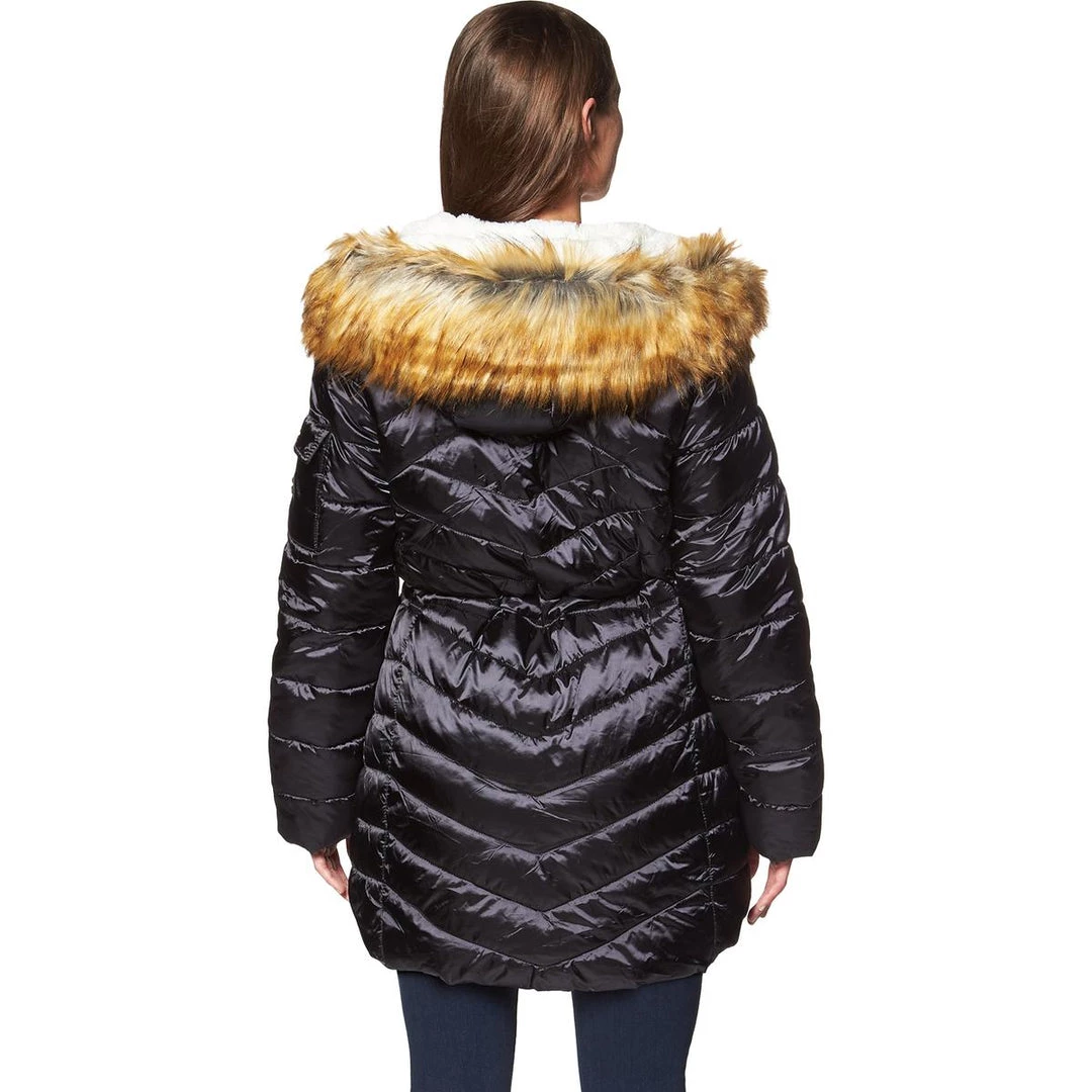 Buy 🌟 Jessica Simpson 👩 Womens Faux Fur Water Resistant Puffer 🧥 Coat 💯 5 Buy 🌟 Jessica Simpson 👩 Womens Faux Fur Water Resistant Puffer 🧥 Coat 💯 - Image 3