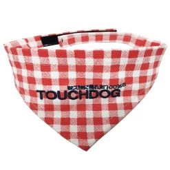 Best Sale ⌛ Touchdog Plaid Patterned Velcro Fashion 🐶 Dog Bandana 🎁