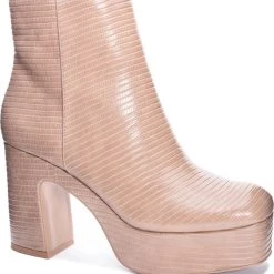 Top 10 🥰 Chinese Laundry 👩 women Parkside Reptile Boot in Beige 👍