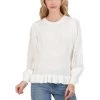 Cheapest 🌟 Jessica Simpson Gemma 👩 Womens Ruffled Crewneck Pullover Sweater ⌛ -Cheap Botkier Store d74dffeb4e01412a9c4f728bda09c38d 1080x