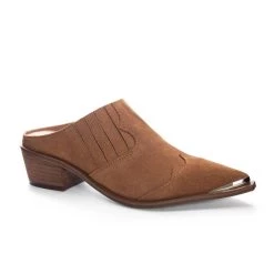 Cheap 🥰 Chinese Laundry 👩 women Marishka Western Mule in Brown 💯