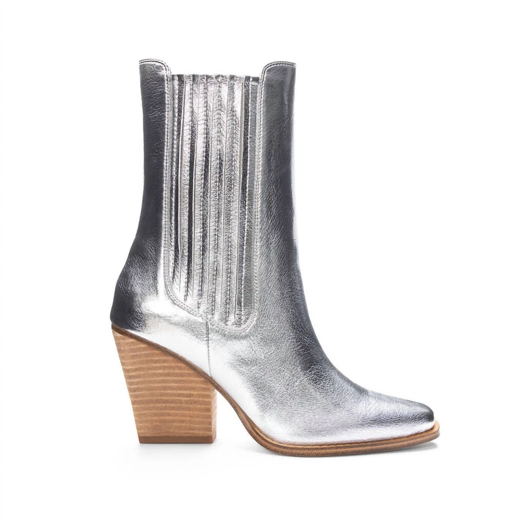 Flash Sale ๐ Chinese Laundry ๐ฉ women Cali Boot in Silver Metallic ๐ฅ 4 Flash Sale ๐ Chinese Laundry ๐ฉ women Cali Boot in Silver Metallic ๐ฅ - Image 2