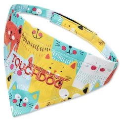 Budget ๐ฏ Touchdog 'Head-Popper' Fashion Designer Printed Velcro ๐ฆฎ Dog Bandana ๐