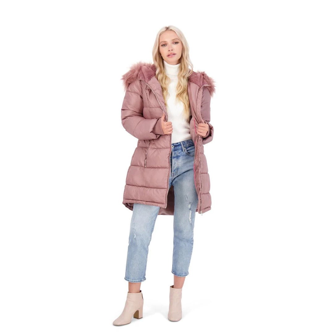 Cheap 👍 Jessica Simpson 👩 Womens Faux Fur Warm Puffer 🧥 Coat 🔥 5 Cheap 👍 Jessica Simpson 👩 Womens Faux Fur Warm Puffer 🧥 Coat 🔥 - Image 3