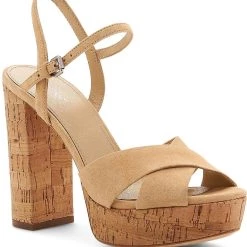 Best Pirce 👍 Botkier Plateau 👩 Womens Suede Slingback Heel 🩴 Sandals 😉