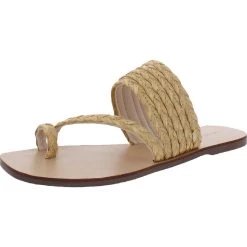 Hot Sale 🥰 Chinese Laundry Rayva 👩 Womens Woven Toe Loop Flat 🩴 Sandals 💯